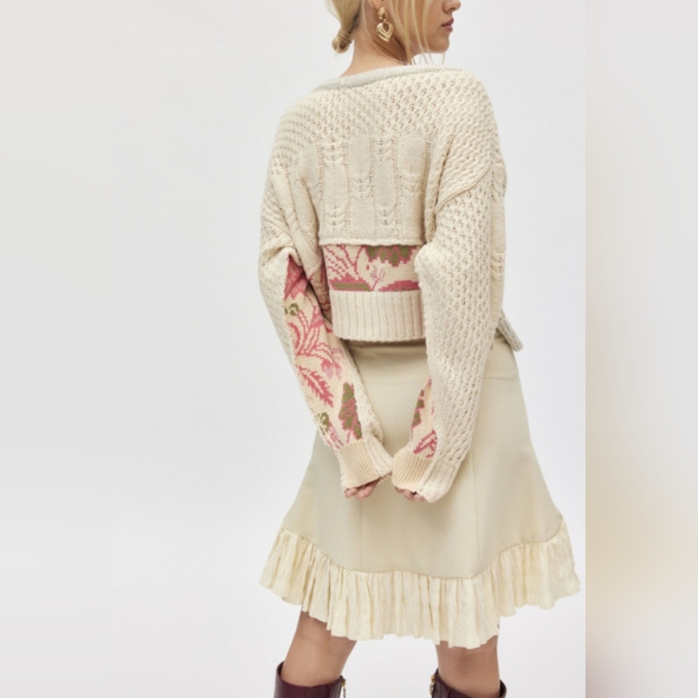 Kimichi Blue Rosemary Crafty Knit Pullover Sweater Sz Small - Picture 4 of 10